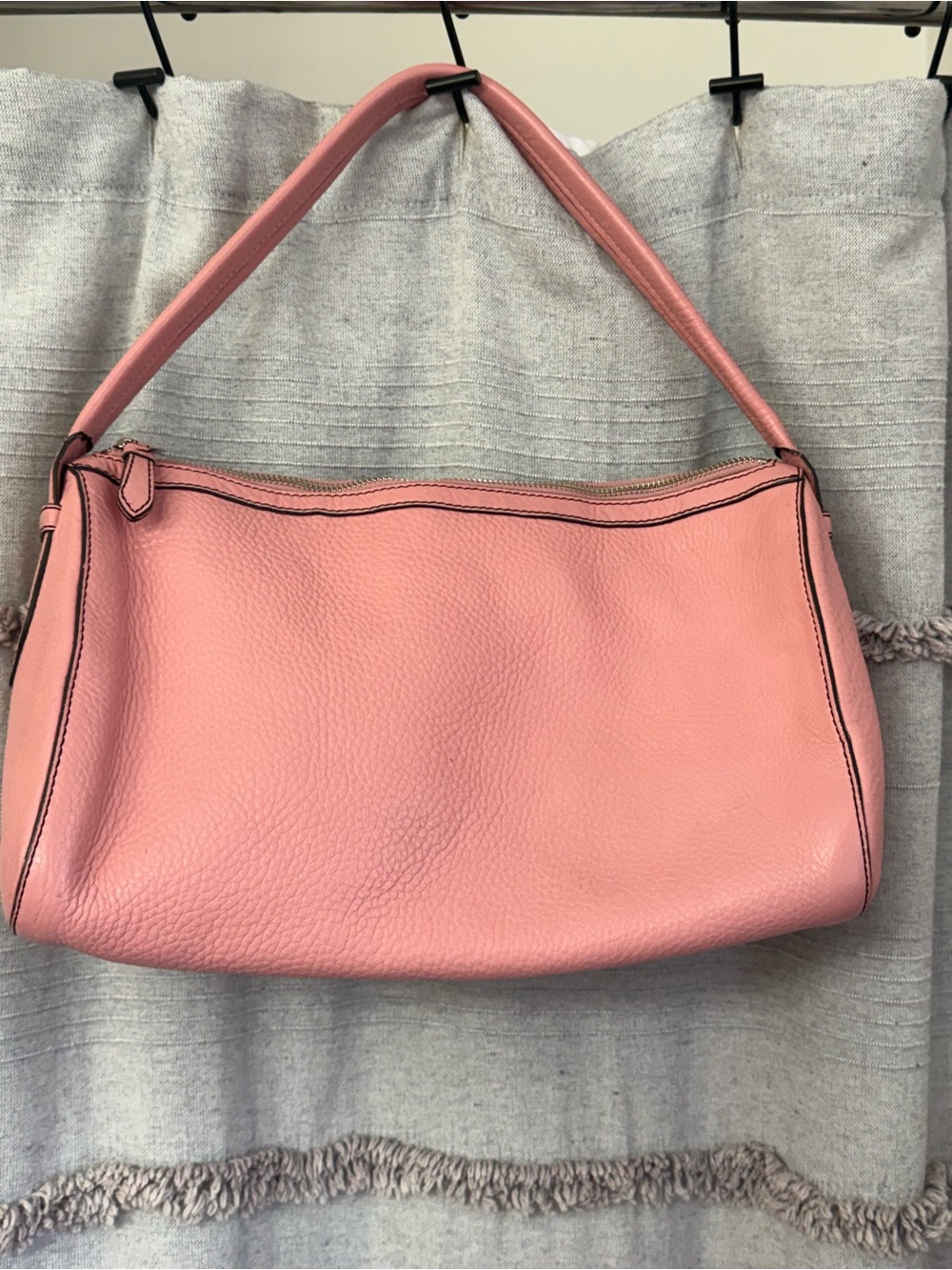 Cole Haan Pink Pebble Leather Handbag, Pristine Perfect